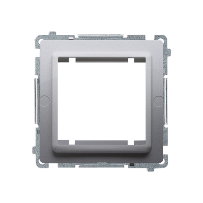Adaptér (průchodky) pro standartní příslušenství 45 × 45 mm kov inox Kontakt Simon Basic BMA45M/21
