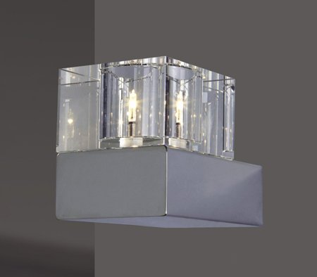 Nástěnná lampa Cube kostka G4 chrom MB4511-1A Italux