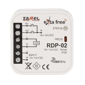 Ovladač LED jednobarevný, RDP-02, exta free Zamel